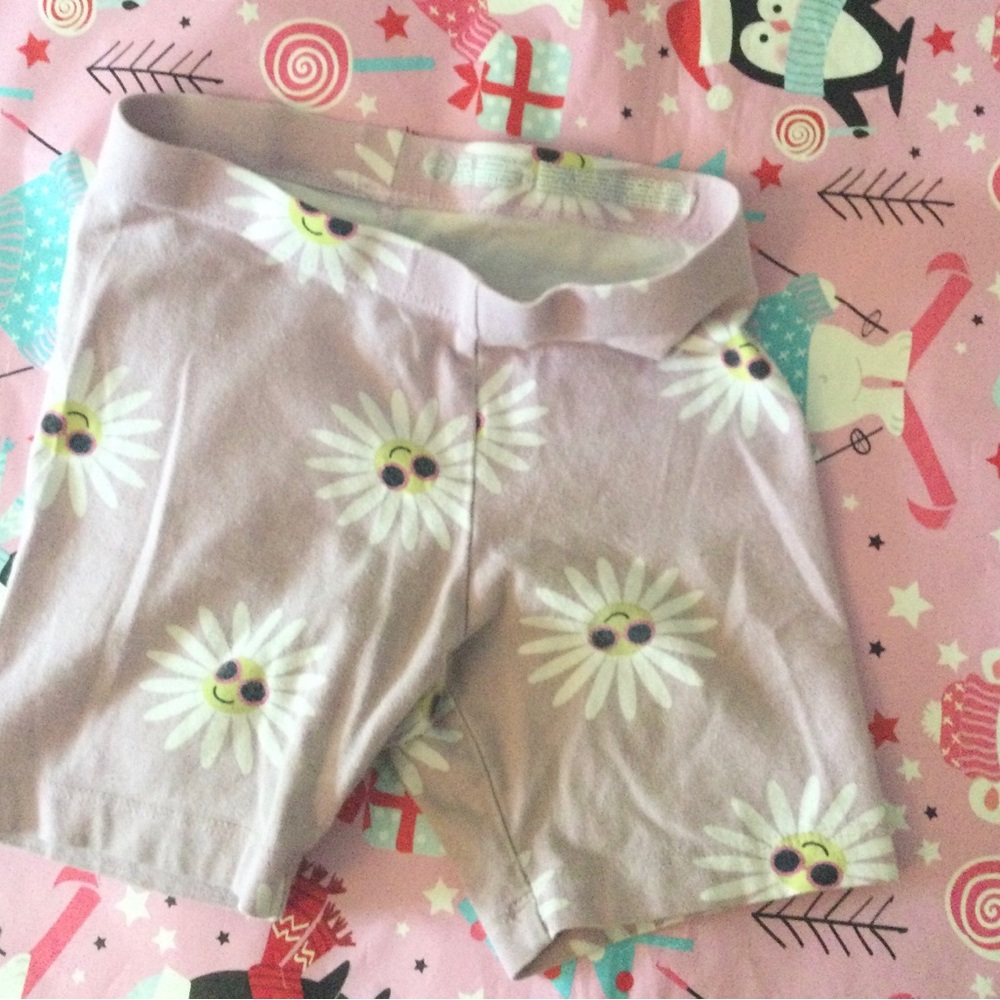 Girls wonder nation  Floral Print Shorts - Light Pink